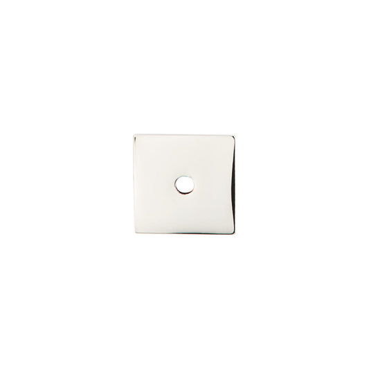 Top Knobs Square Knob Backplate - 1" - Brushed Satin Nickel