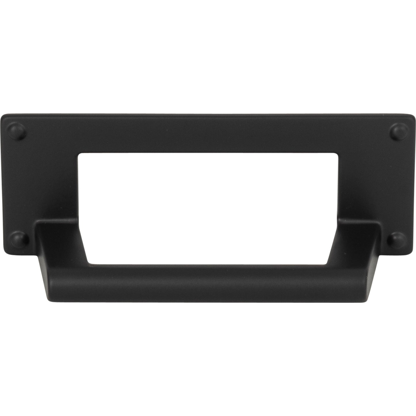 Atlas Bradbury 3" Center to Center Cup/Bin Pull (A301) - Matte Black
