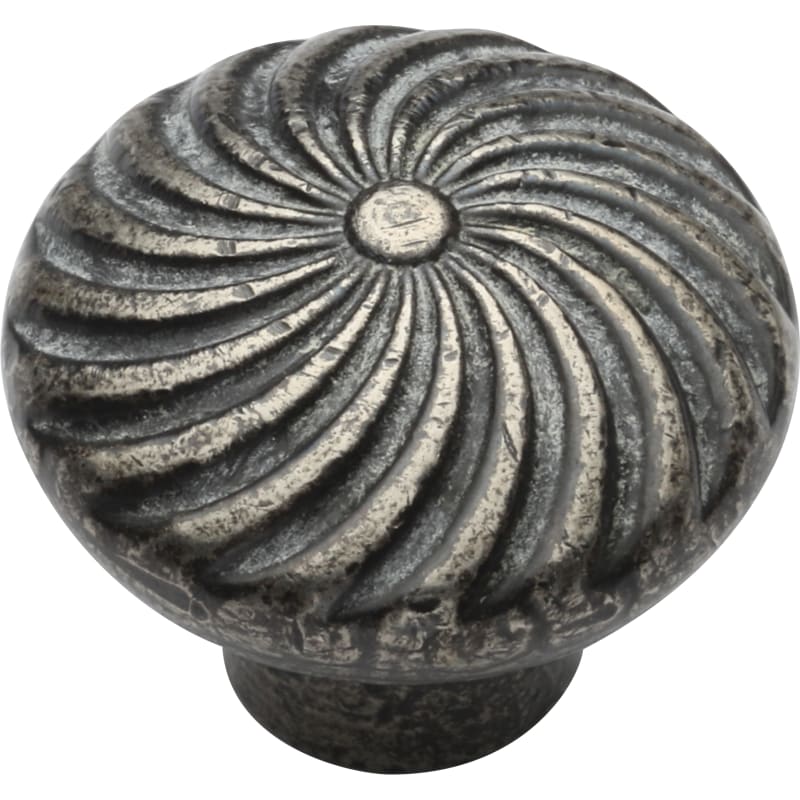 Ashley Norton Wheel Cabinet Knob - 1 1/4" Dia. - White Medium