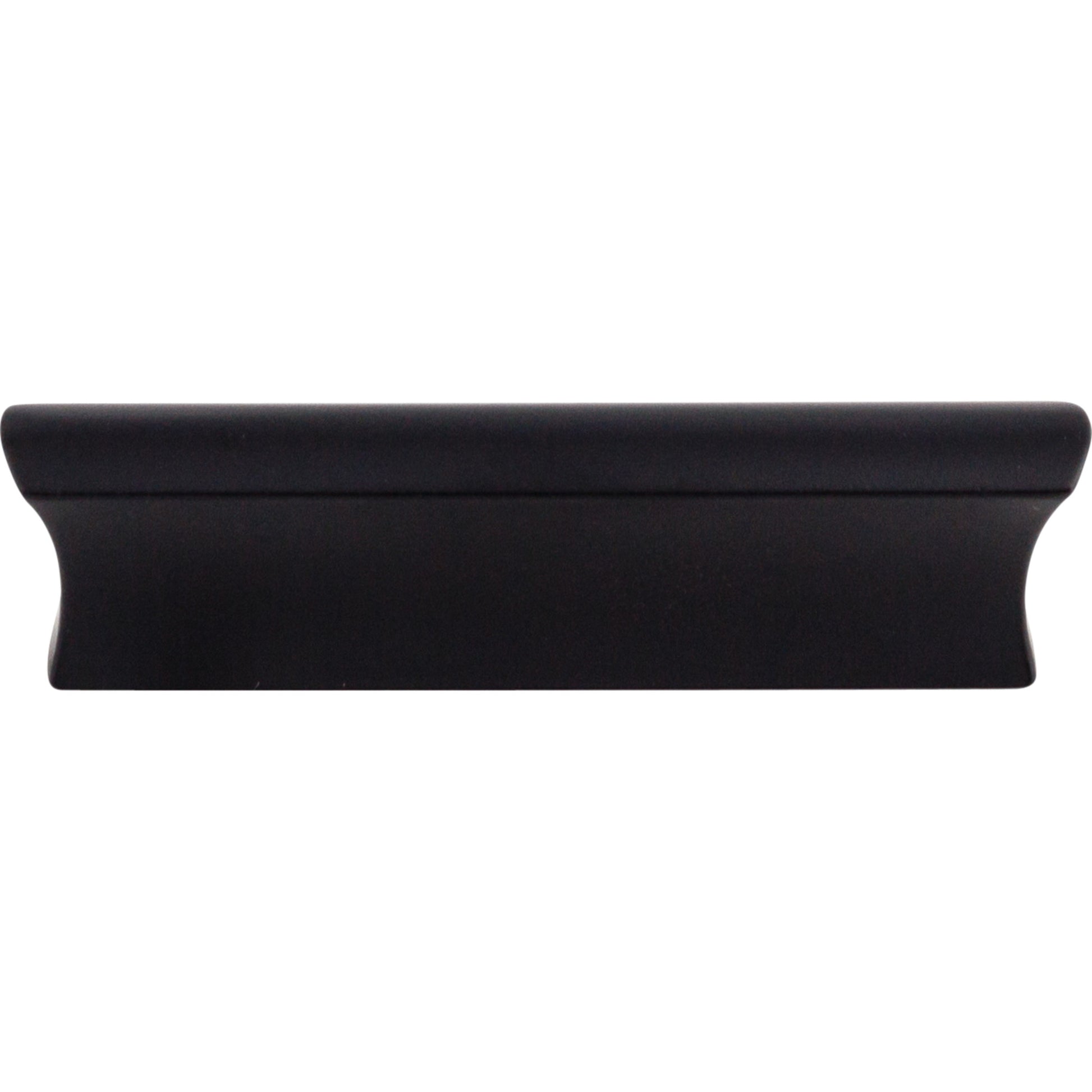 Top Knobs Glacier 3" Center to Center Finger Pull - Flat Black