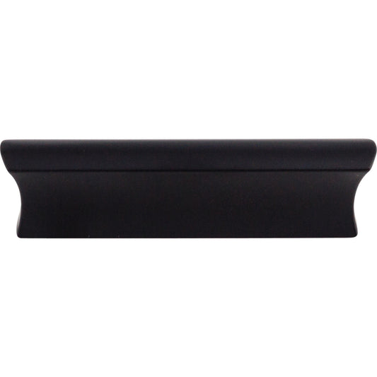 Top Knobs Glacier 3" Center to Center Finger Pull - Flat Black