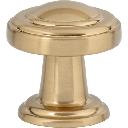 Atlas Bronte Round Knob - Brushed Nickel