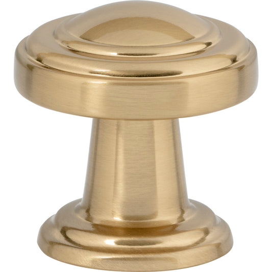 Atlas Bronte Round Knob - Brushed Nickel