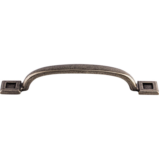 Top Knobs Square Inset Bar Pull - 5 1/16" CTC - Cast Iron