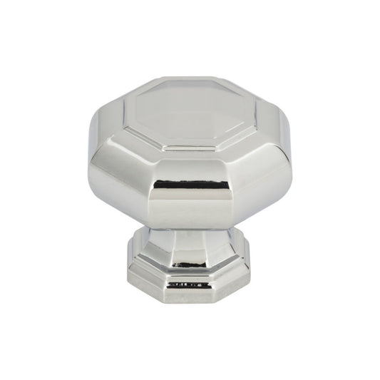 Atlas Royals 1 1/4" Diameter Round Knob (418) - Polished Chrome