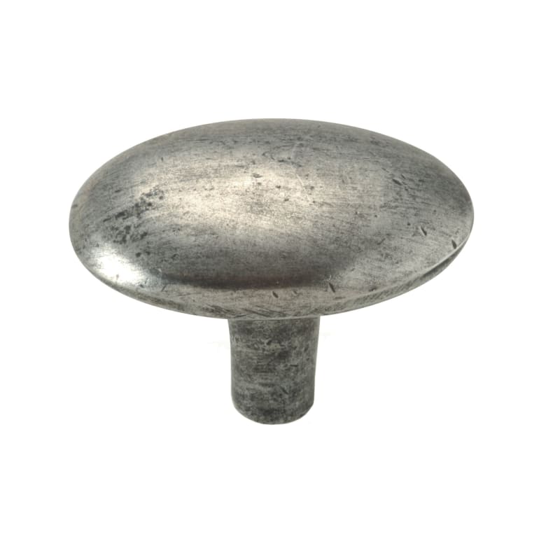 Ashley Norton Oval Pewter Cabinet Knob - Pewter