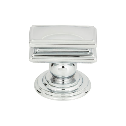 Atlas Campaign Rectangle Knob - Brushed Nickel