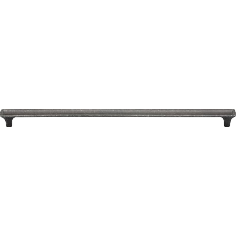 Ashley Norton Banded Cabinet Pull - 12 5/8" CTC - Vintage Black Iron