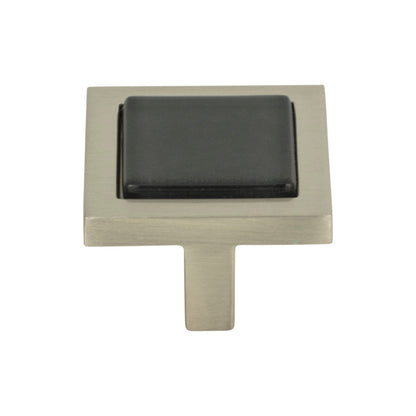 Atlas Spa Length Square Knob - Brushed Nickel
