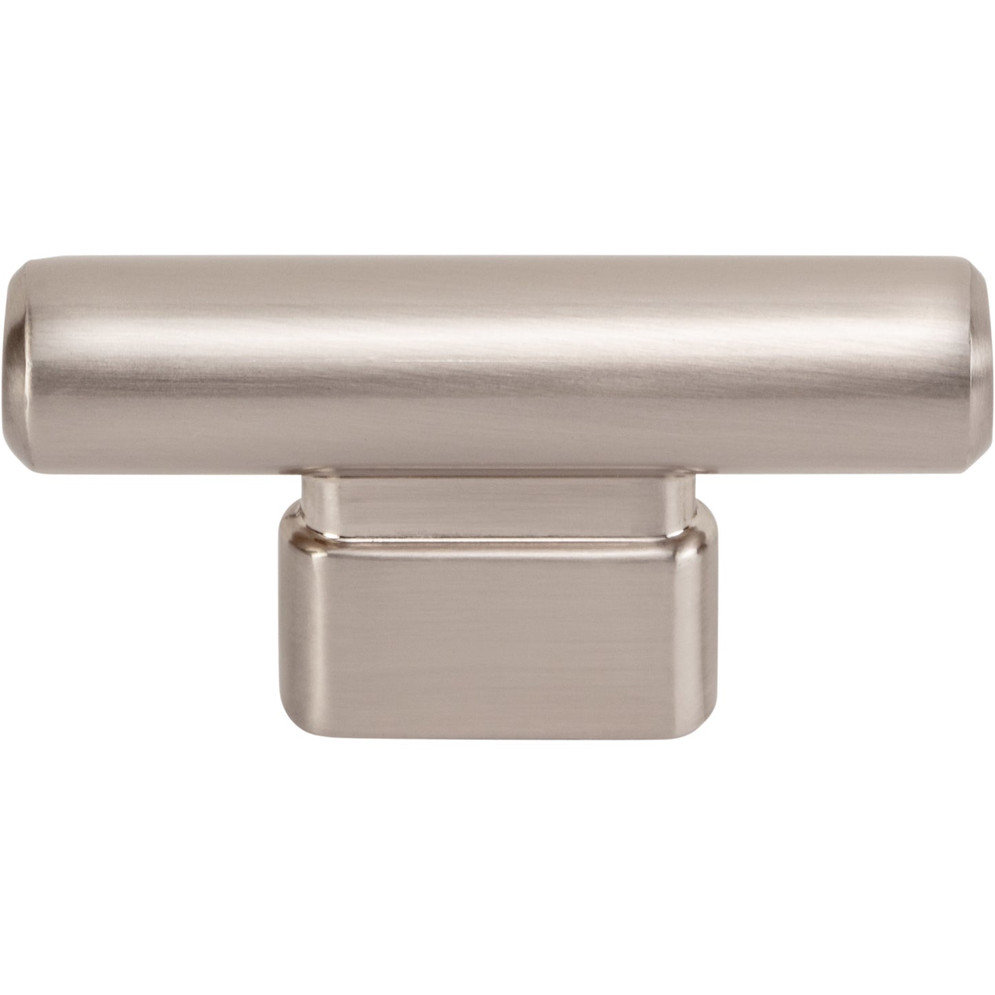 Atlas Holloway 2 1/2" Length Bar Knob (Holloway T-Knob 2 1/2 Inch) - Brushed Nickel