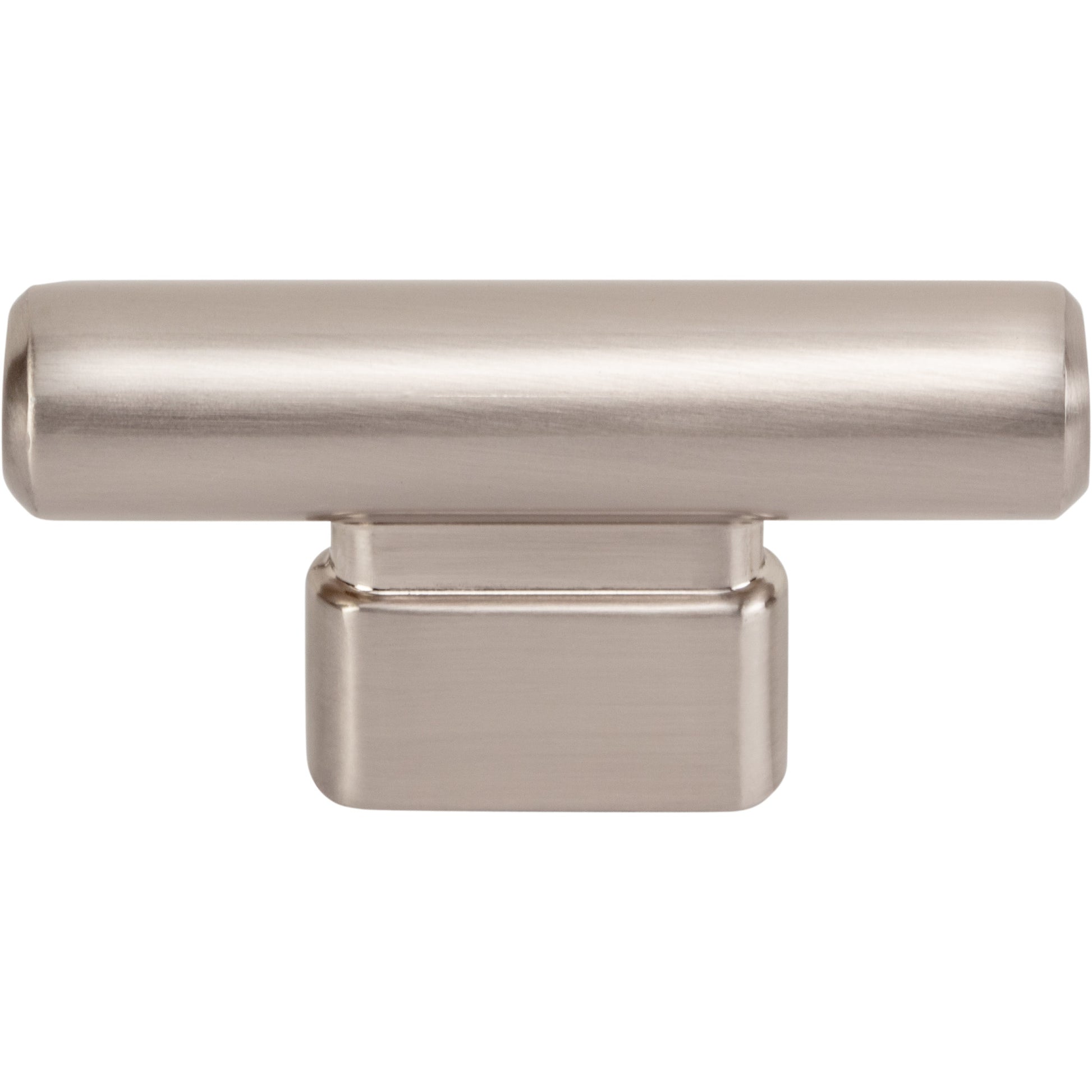 Atlas Holloway 2 1/2" Length Bar Knob (Holloway T-Knob 2 1/2 Inch) - Brushed Nickel