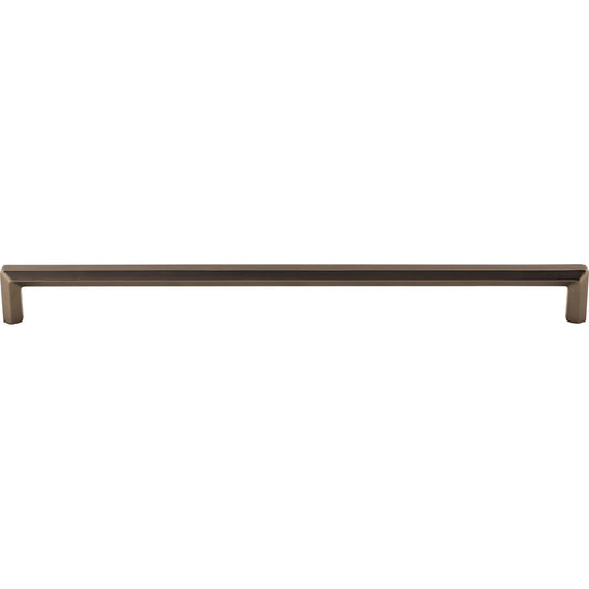 Top Knobs Lydia 12" Center to Center Bar Pull - Ash Gray