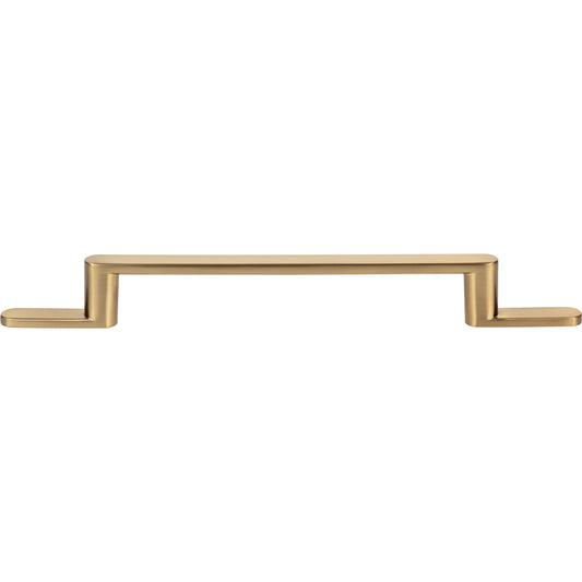 Atlas Alaire 6 5/16" Center to Center Bar Pull (A503) - Warm Brass