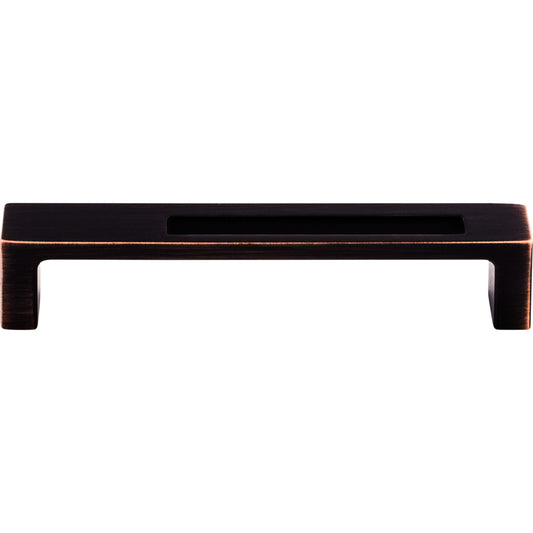 Top Knobs Modern Metro Slot 5" Center to Center Bar Pull - Tuscan Bronze