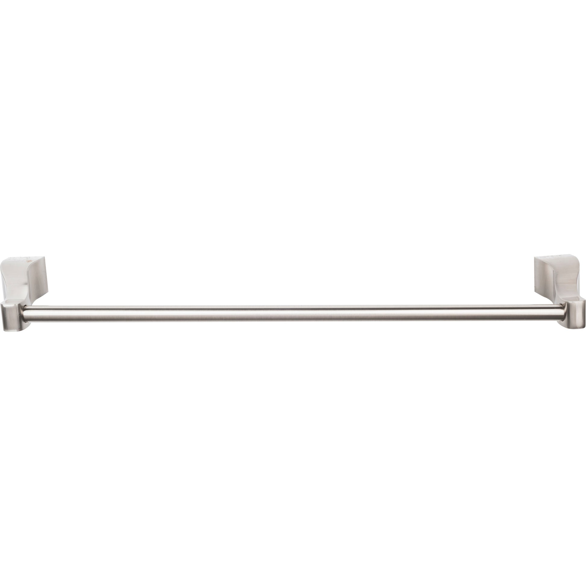 Top Knobs Aqua Single 25 1/4" Wall Mounted  Towel Bar - Brushed Satin Nickel