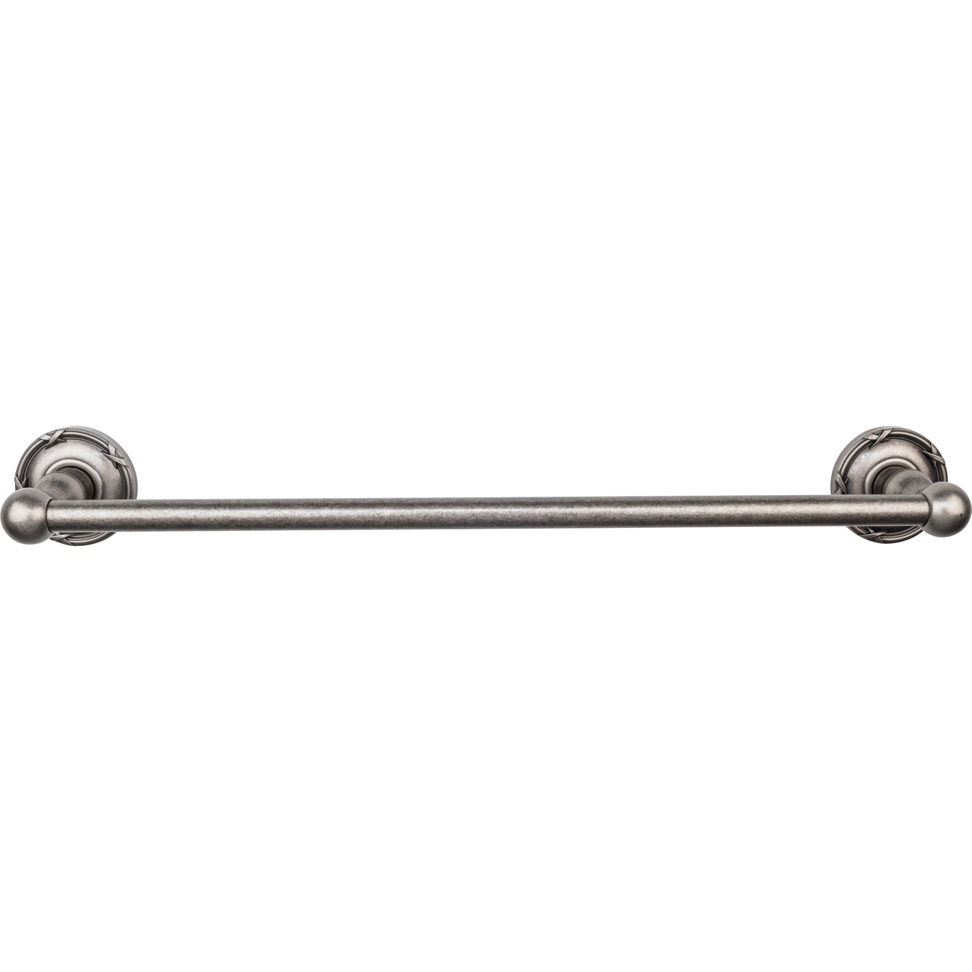 Top Knobs TOP BATH (R) Edwardian Bath Single 20 1/2" Wall Mounted  Towel Bar - Antique Pewter