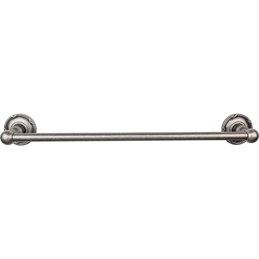 Top Knobs TOP BATH (R) Edwardian Bath Single 20 1/2" Wall Mounted  Towel Bar - Antique Pewter