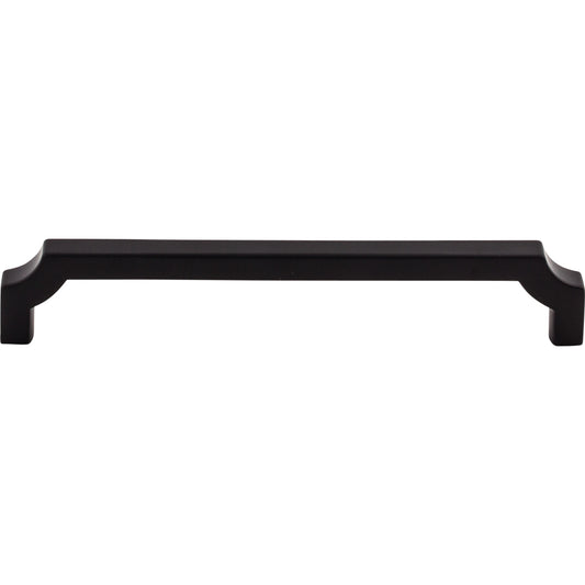 Top Knobs Davenport 6 5/16" Center to Center Bar Pull - Flat Black