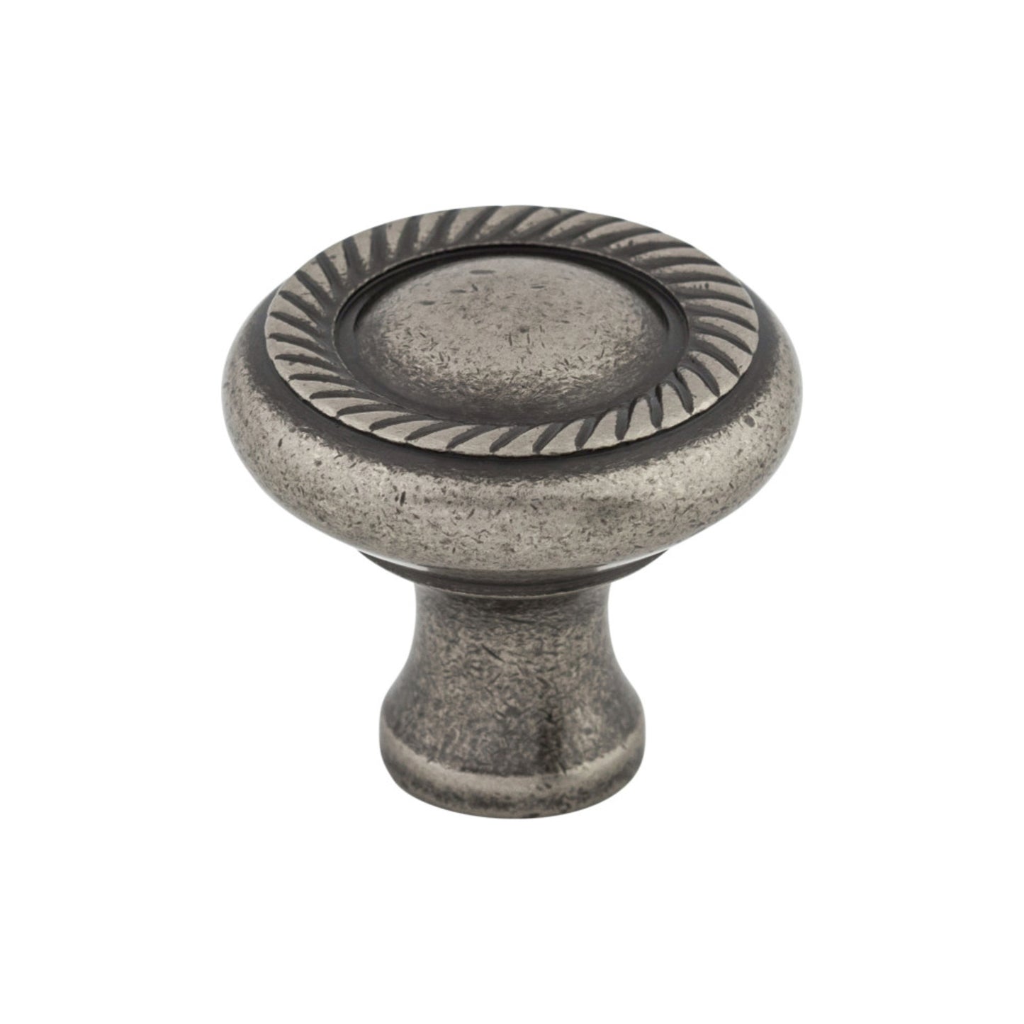 Swirl Cut Round Knob