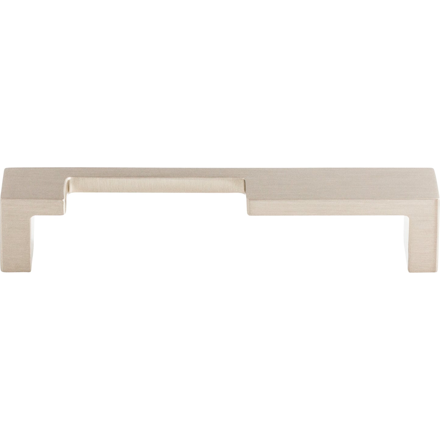Top Knobs Modern Metro Notch Pull A Bar Pull - 5" CTC - Brushed Satin Nickel