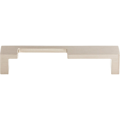 Top Knobs Modern Metro Notch Pull A Bar Pull - 5" CTC - Brushed Satin Nickel
