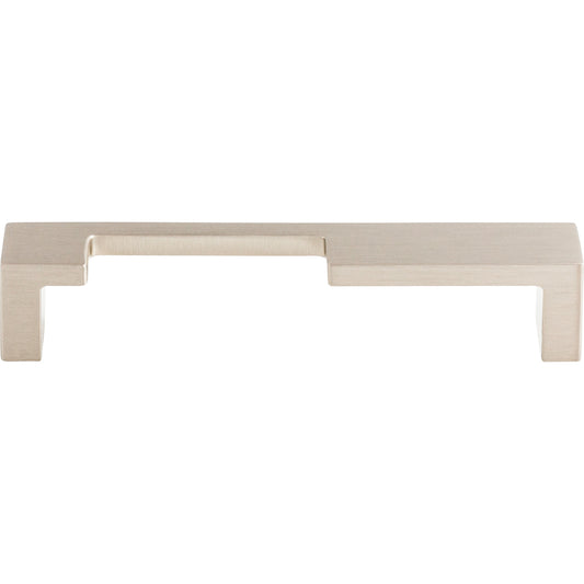 Top Knobs Modern Metro Notch Pull A Bar Pull - 5" CTC - Brushed Satin Nickel