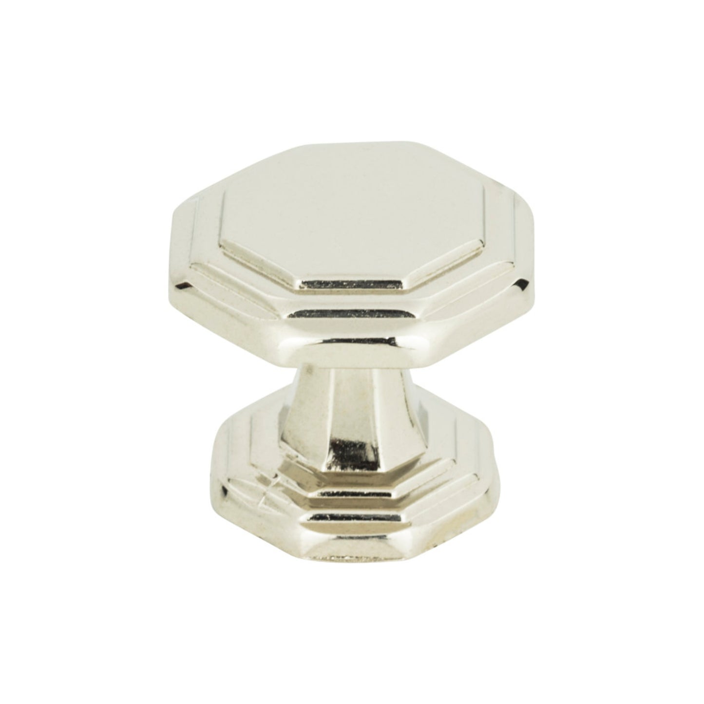 Atlas Dickinson Geometric Knob - Brushed Nickel