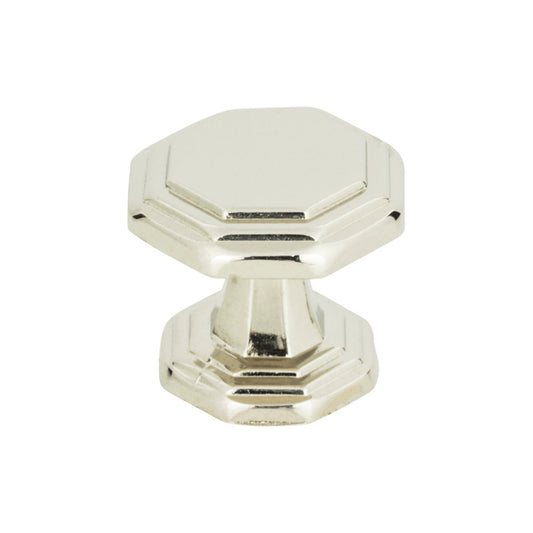 Atlas Dickinson Geometric Knob - Brushed Nickel