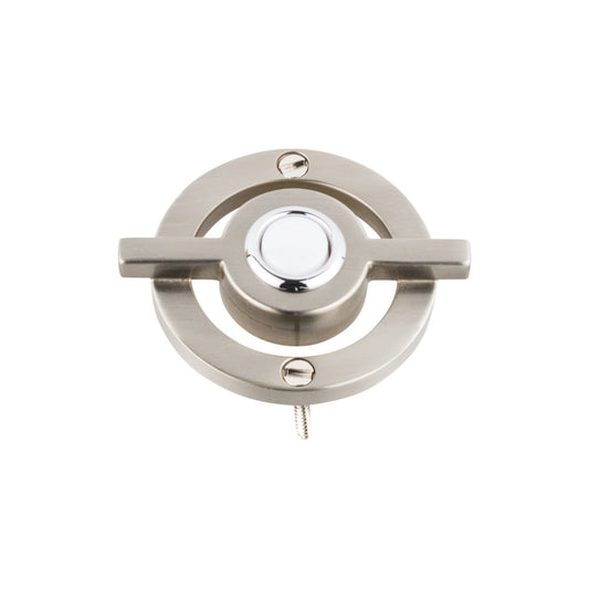 Atlas Modern Avalon Push Button (DB643) - Brushed Nickel