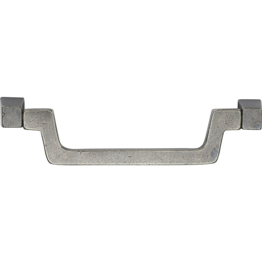 Ashley Norton Angled Drop Pull - 5 1/2" CTC - White Medium