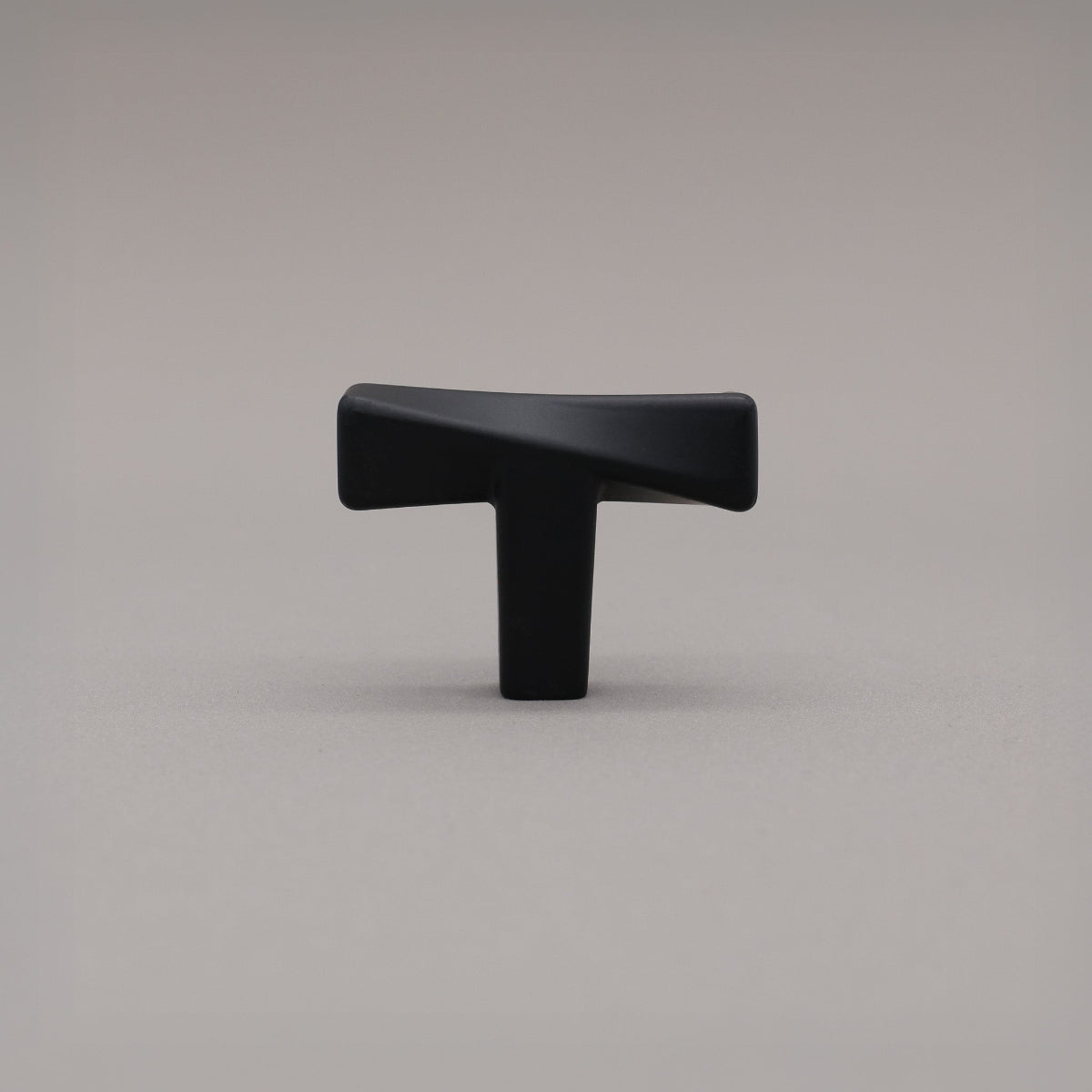 Hapny Twist Cabinet T-Knob - Matte Black