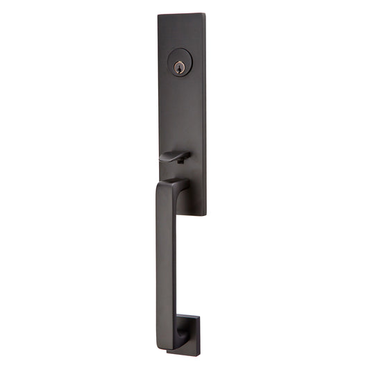 Davos Monolithic Tubular Entry Set – Flat Black