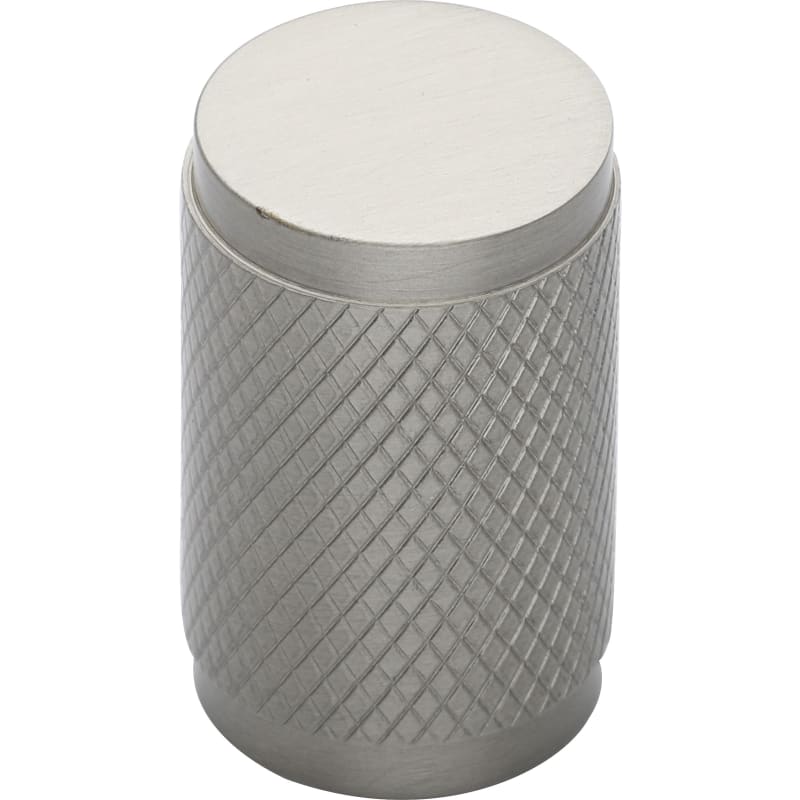 Ashley Norton Knurled Stick Cabinet Knob - Satin Nickel