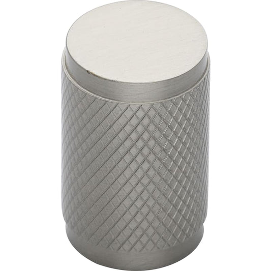 Ashley Norton Knurled Stick Cabinet Knob - Satin Nickel