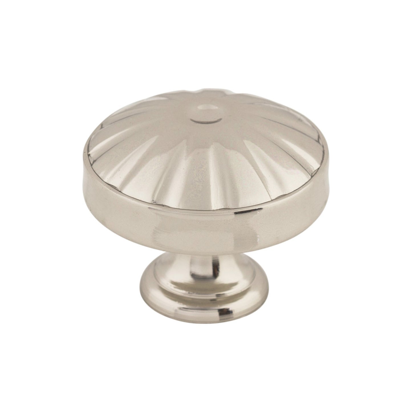 Top Knobs Hudson Round Knob - Brushed Satin Nickel