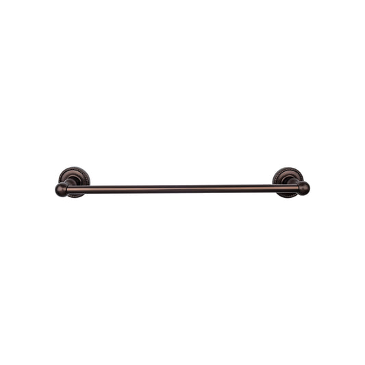 Top Knobs TOP BATH (R) Edwardian Bath Single 26 1/2" Wall Mounted  Towel Bar - Oil Rubbed Bronze