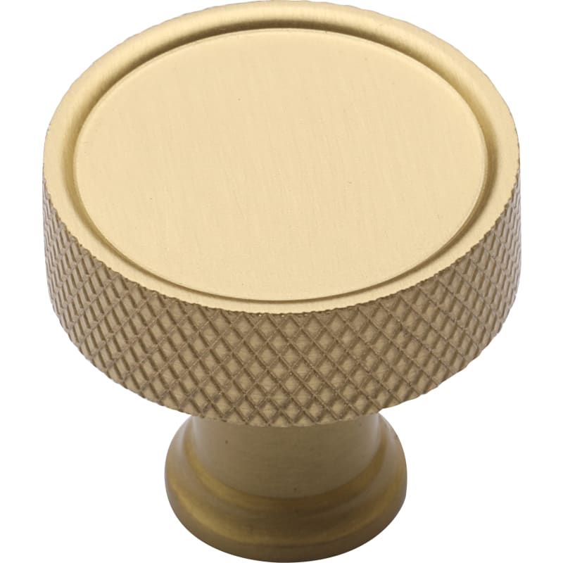 Ashley Norton Blackburn Knurled Cabinet Knob - Satin Brass