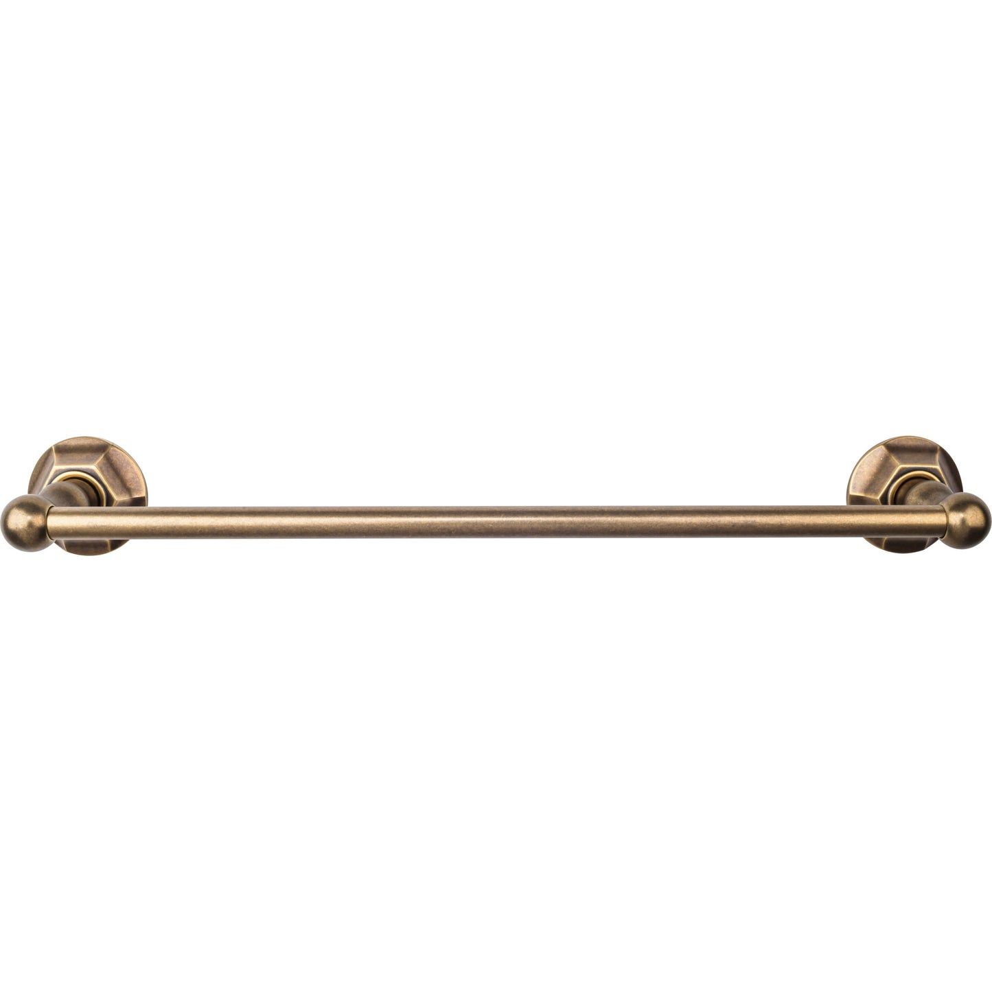 Top Knobs TOP BATH (R) Edwardian Bath Single 20 1/2" Wall Mounted  Towel Bar - German Bronze