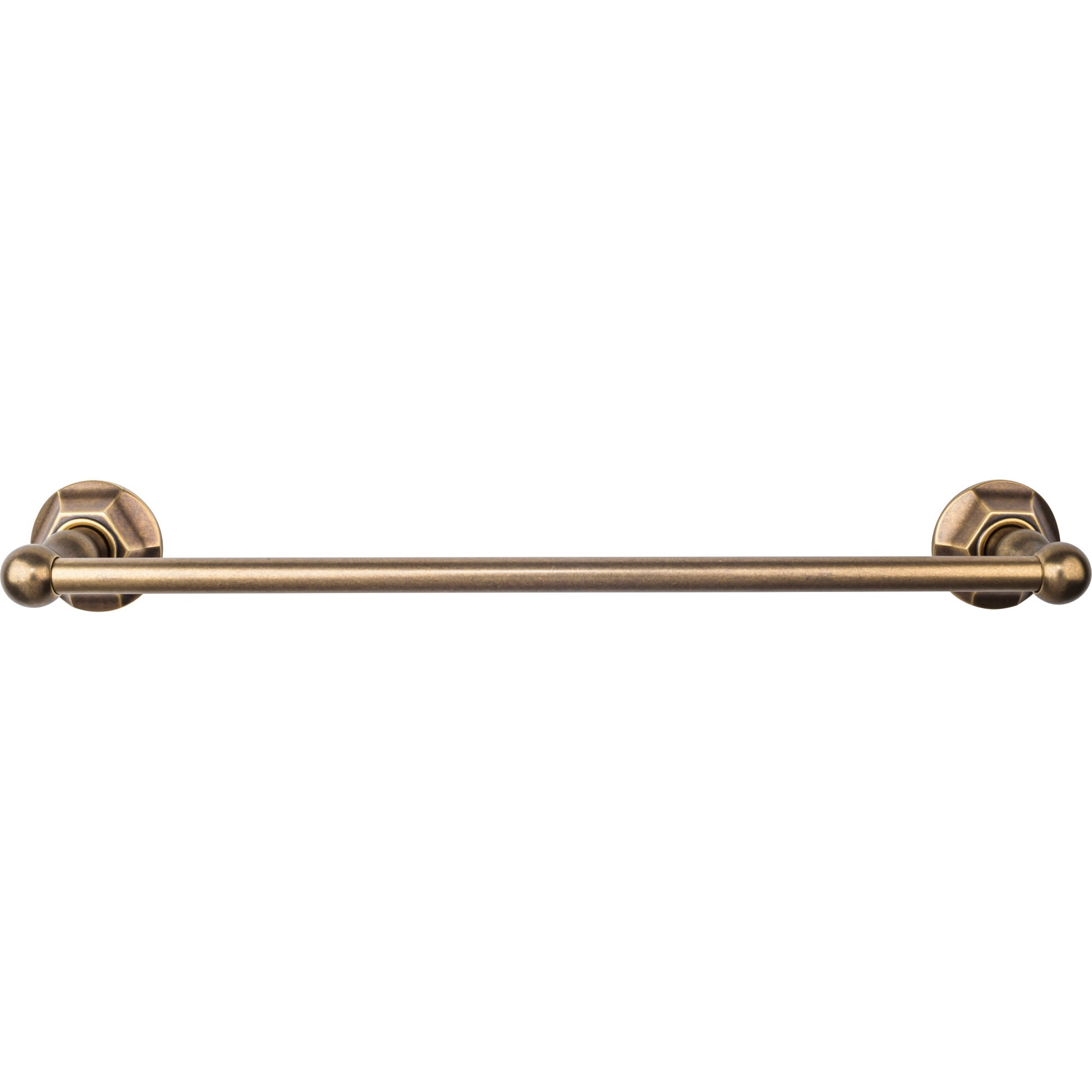 Top Knobs TOP BATH (R) Edwardian Bath Single 20 1/2" Wall Mounted  Towel Bar - German Bronze