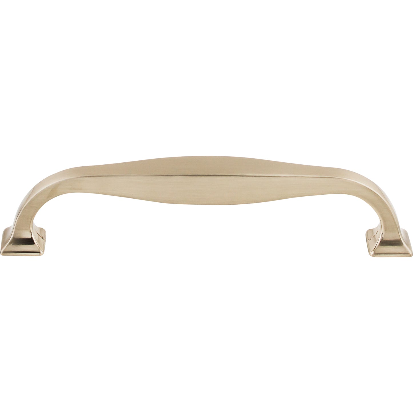 Top Knobs Contour 5 1/16" Center to Center Bar Pull - Brushed Satin Nickel