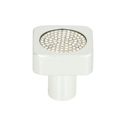 Atlas Crystal Length Square Knob