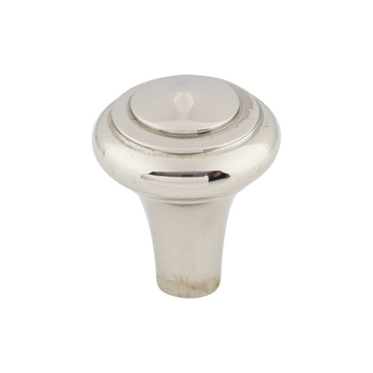 Top Knobs Aspen Ii Peak Round Knob - 1" Dia. - Brushed Satin Nickel