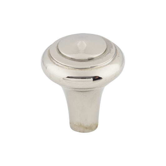 Top Knobs Aspen Ii Peak Round Knob - 1" Dia. - Brushed Satin Nickel