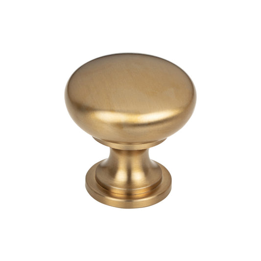 Top Knobs Hollow Round Mushroom Knob - Ash Gray