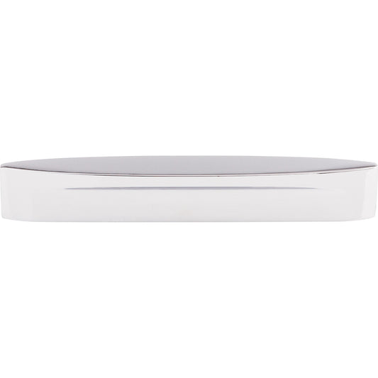 Top Knobs Oval Long Slot 5" Center to Center Bar Pull - Polished Chrome