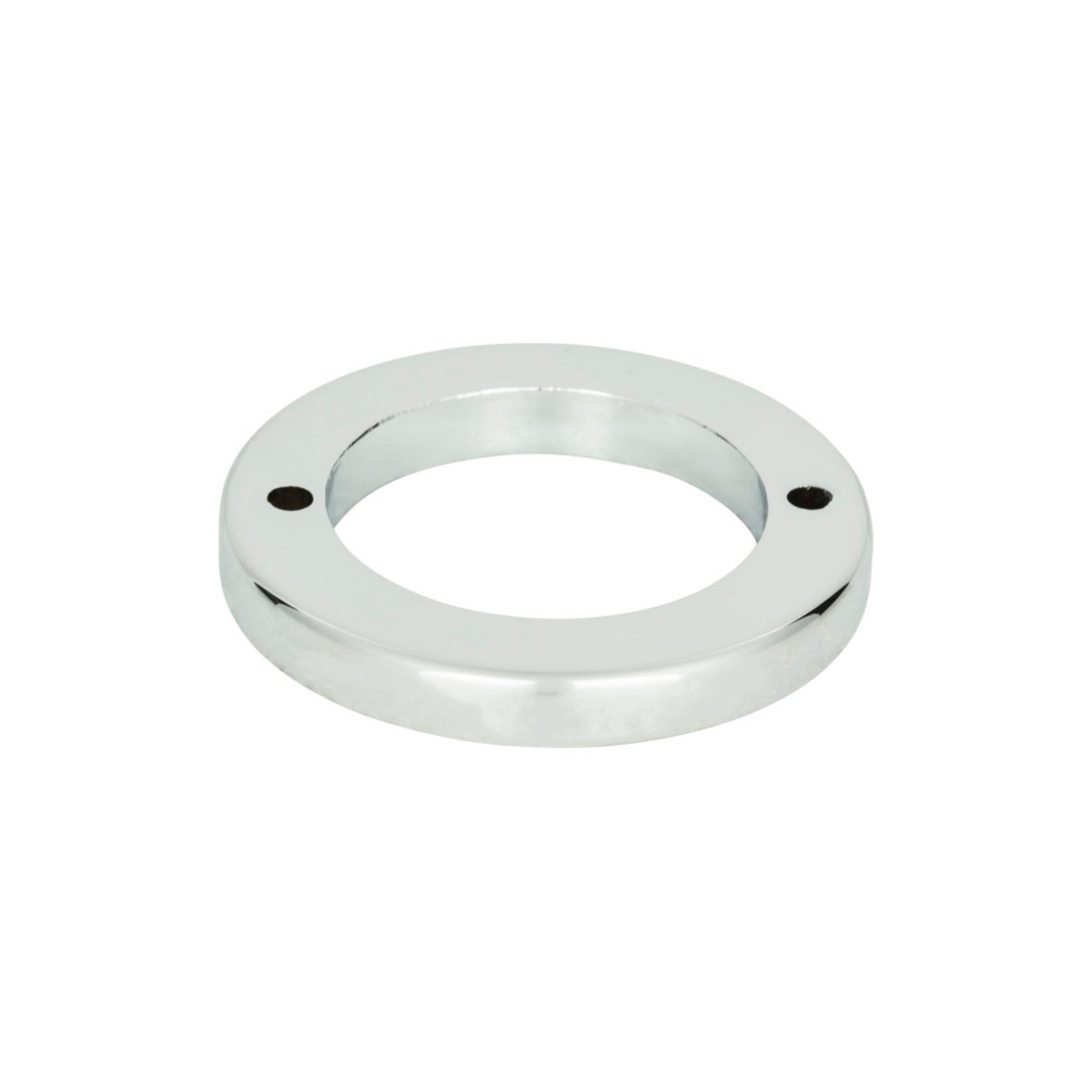 Atlas Tableau Round 1 13/16" Center to Center Pull Backplate (389) - Polished Chrome