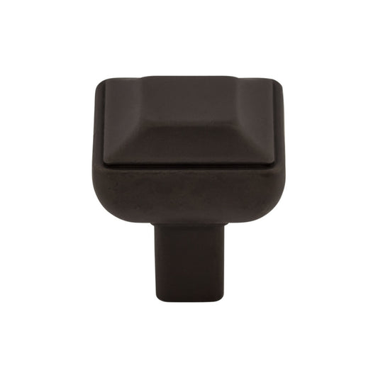 Top Knobs Podium 1" Length Square Knob - Sable