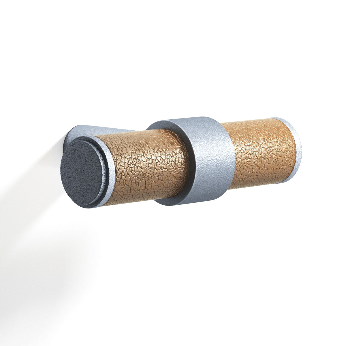 Tanner's Craft L1306 leather cabinet knob in Frost Chrome™