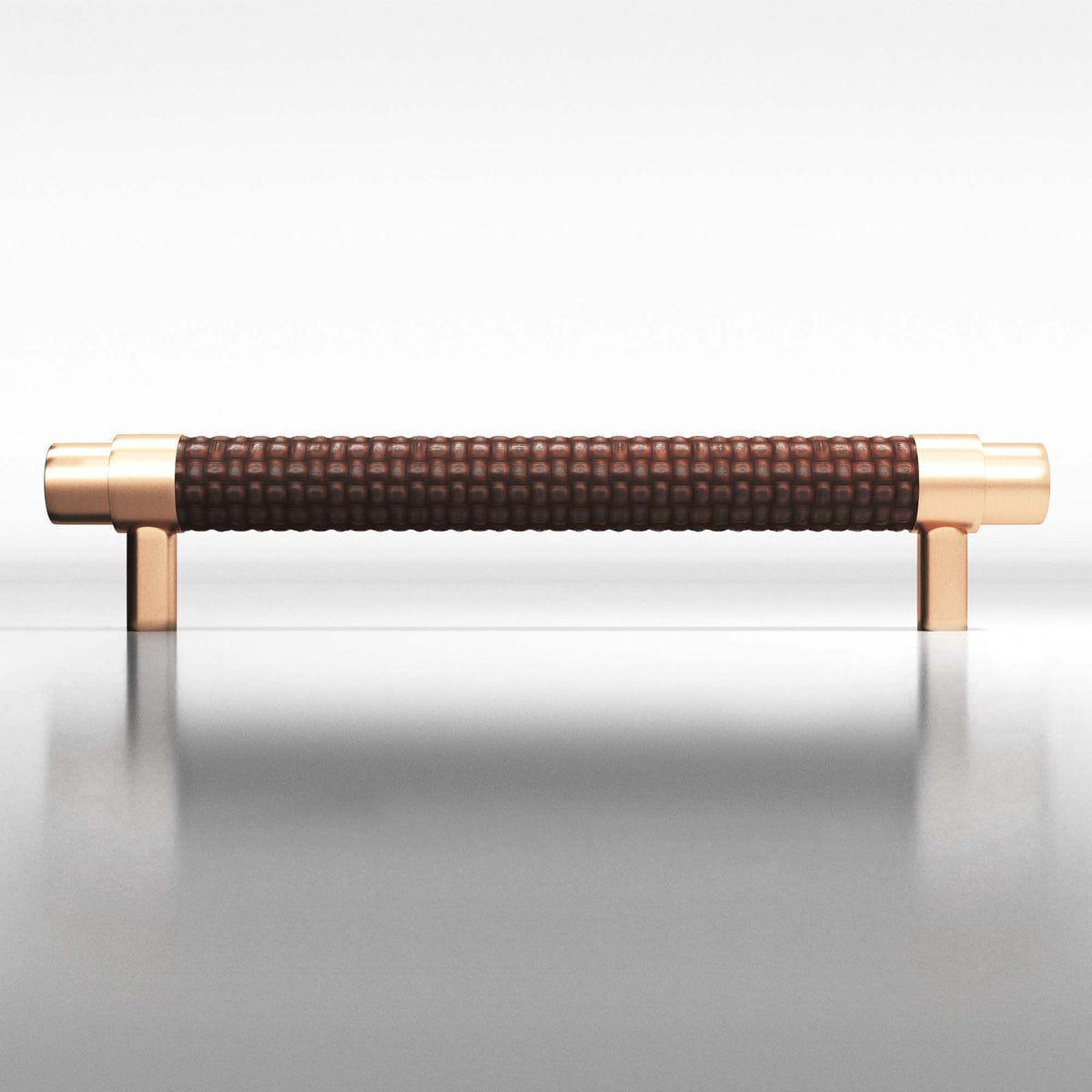 Tanner's Craft L1307 leather pull in Satin Bronze