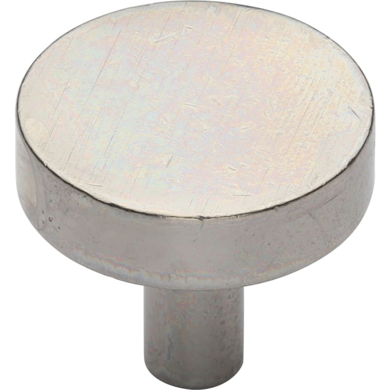 Ashley Norton Round Disc Knob - 1 1/4" Dia. - White Bronze